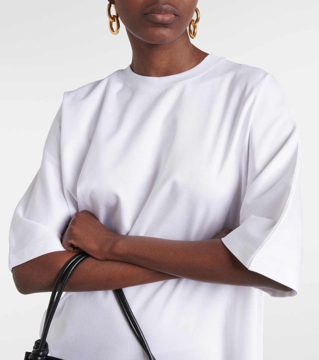 Minikleid Draped aus Baumwoll-Jersey | Fforme