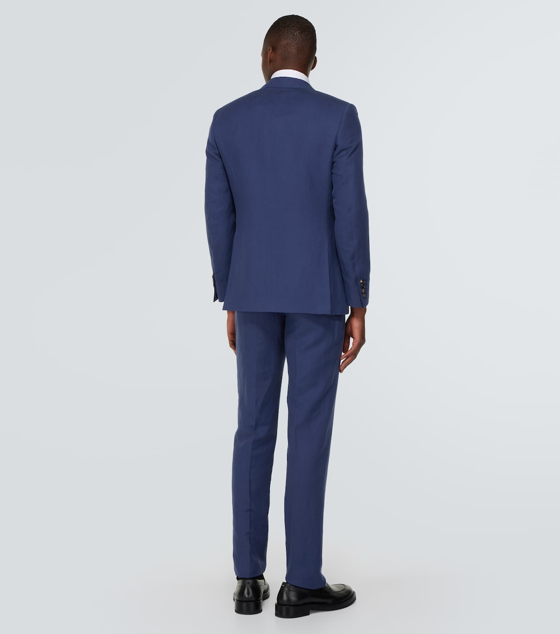 Single-breasted linen and silk suit | Canali