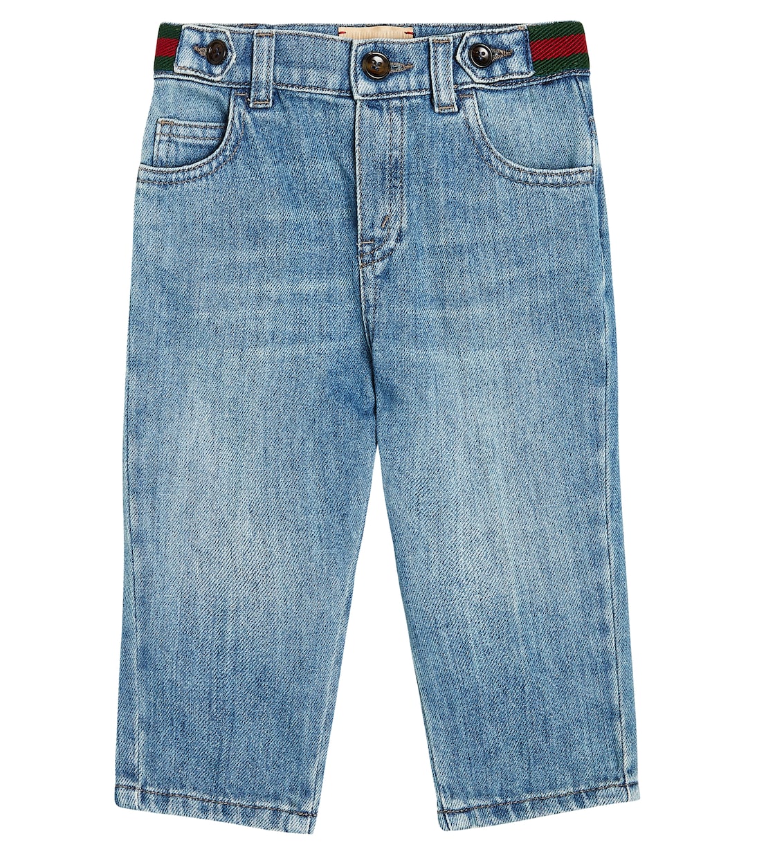 Baby jeans in blue Gucci Kids Mytheresa