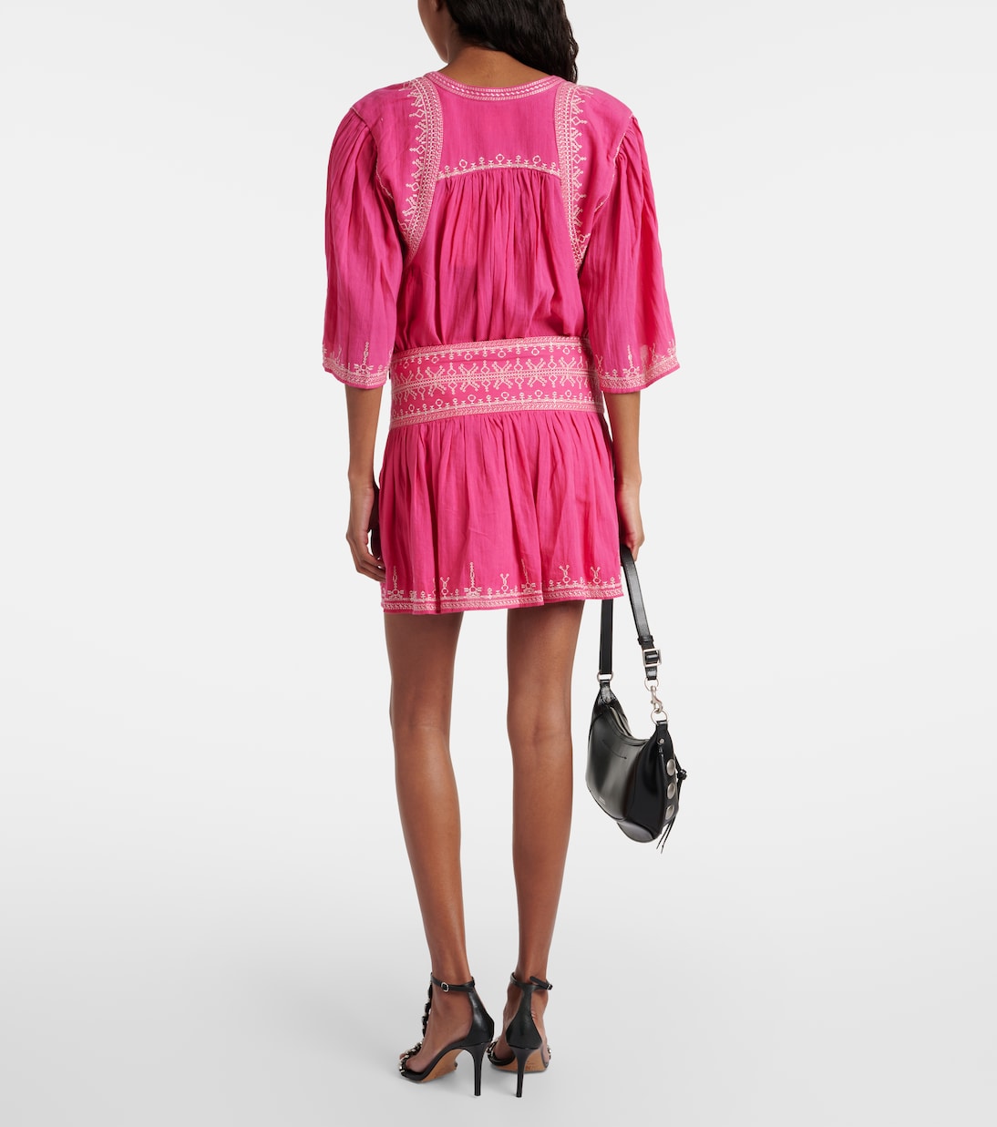 Minifalda Picadilia de algodón fruncida | Marant Etoile