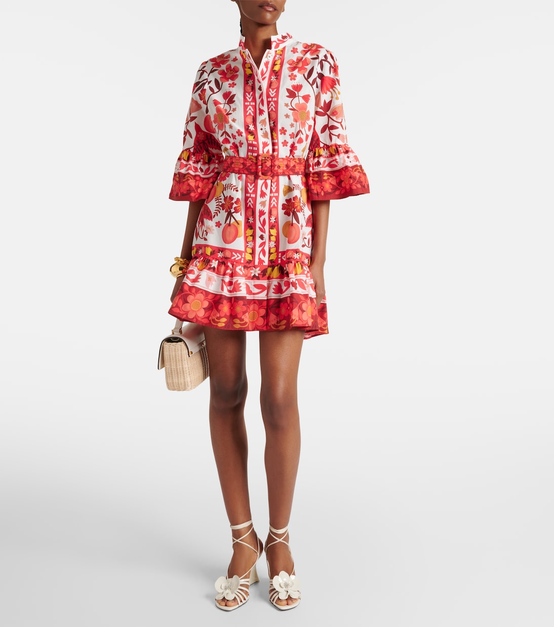 Romantic Orchard cotton minidress | Farm Rio