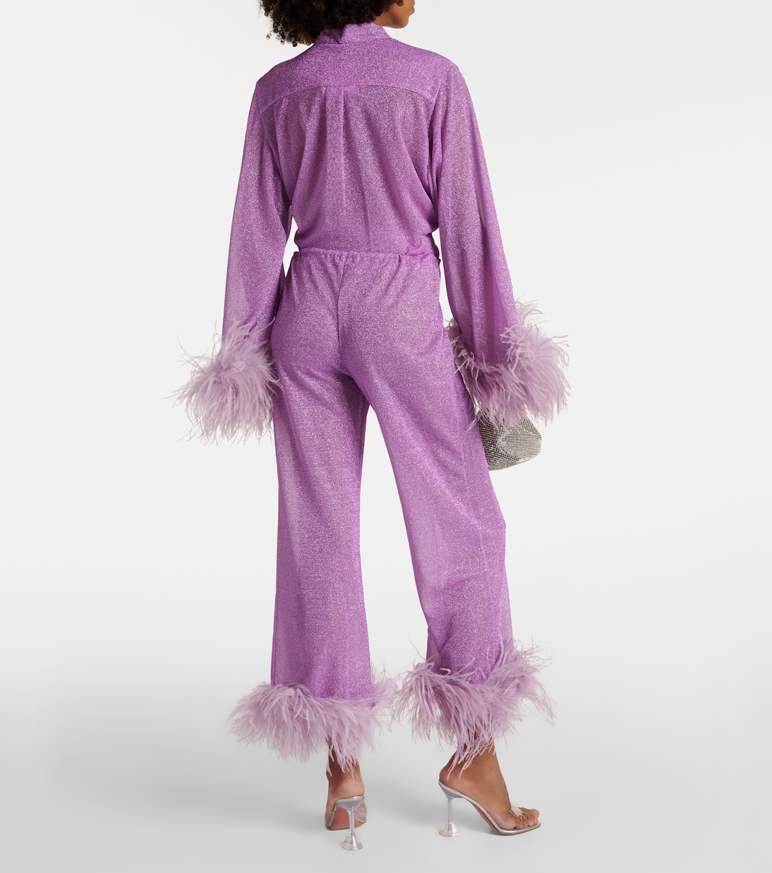 Pantalon Lumière Plumage à plumes | Oséree