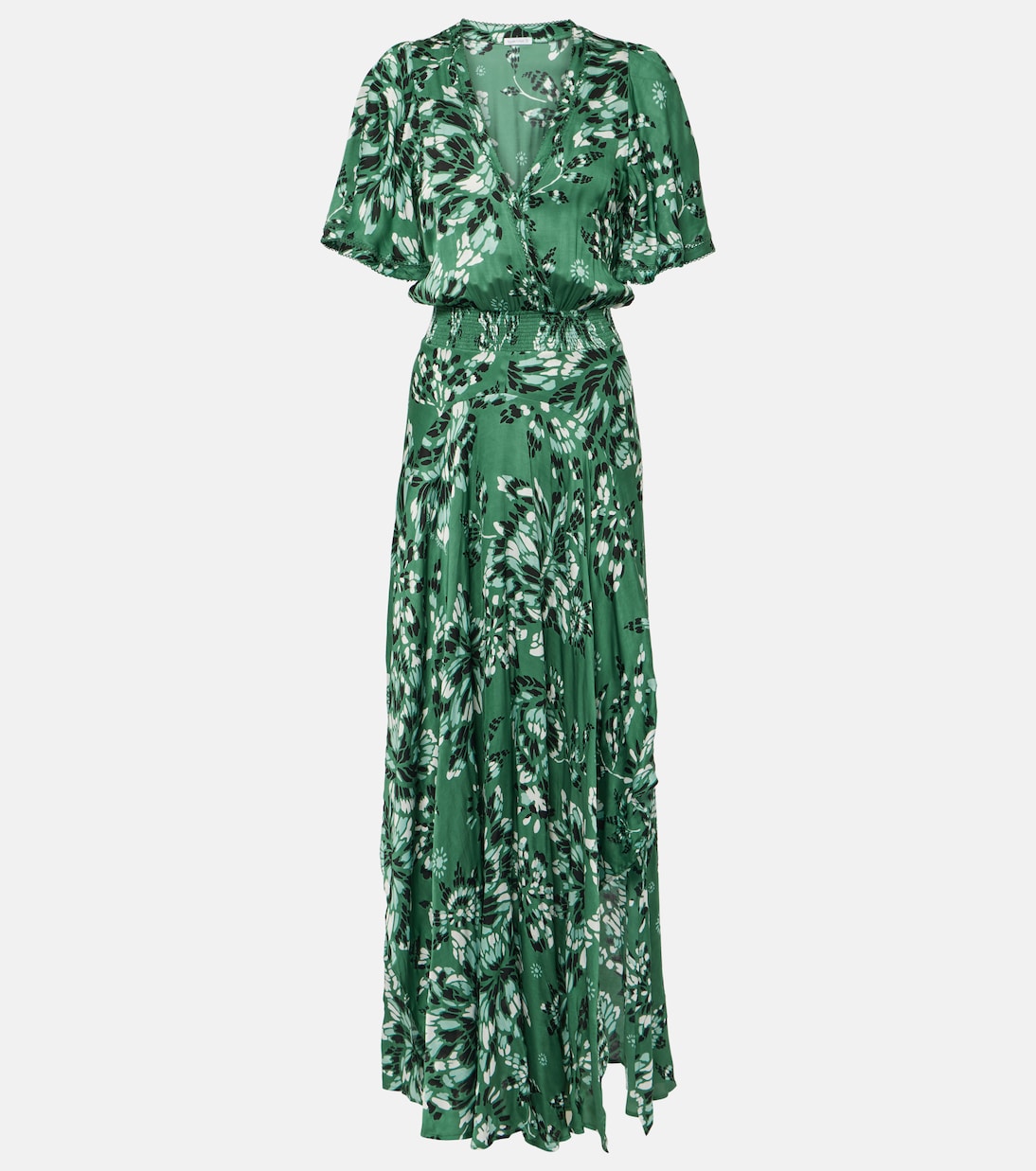 Mabelle satin midi dress | Poupette St Barth