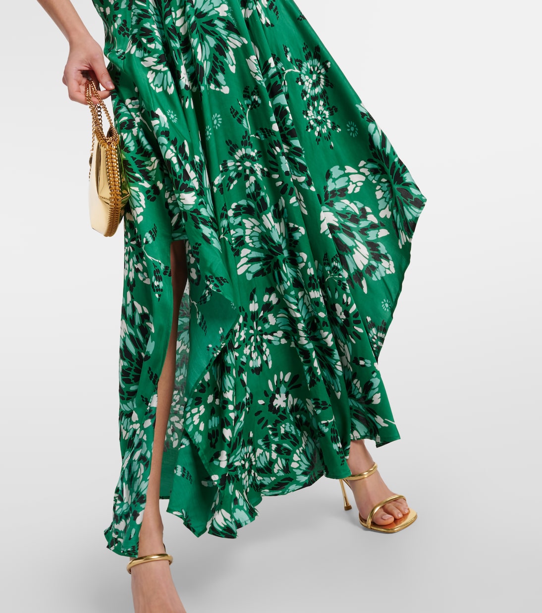Mabelle satin midi dress | Poupette St Barth