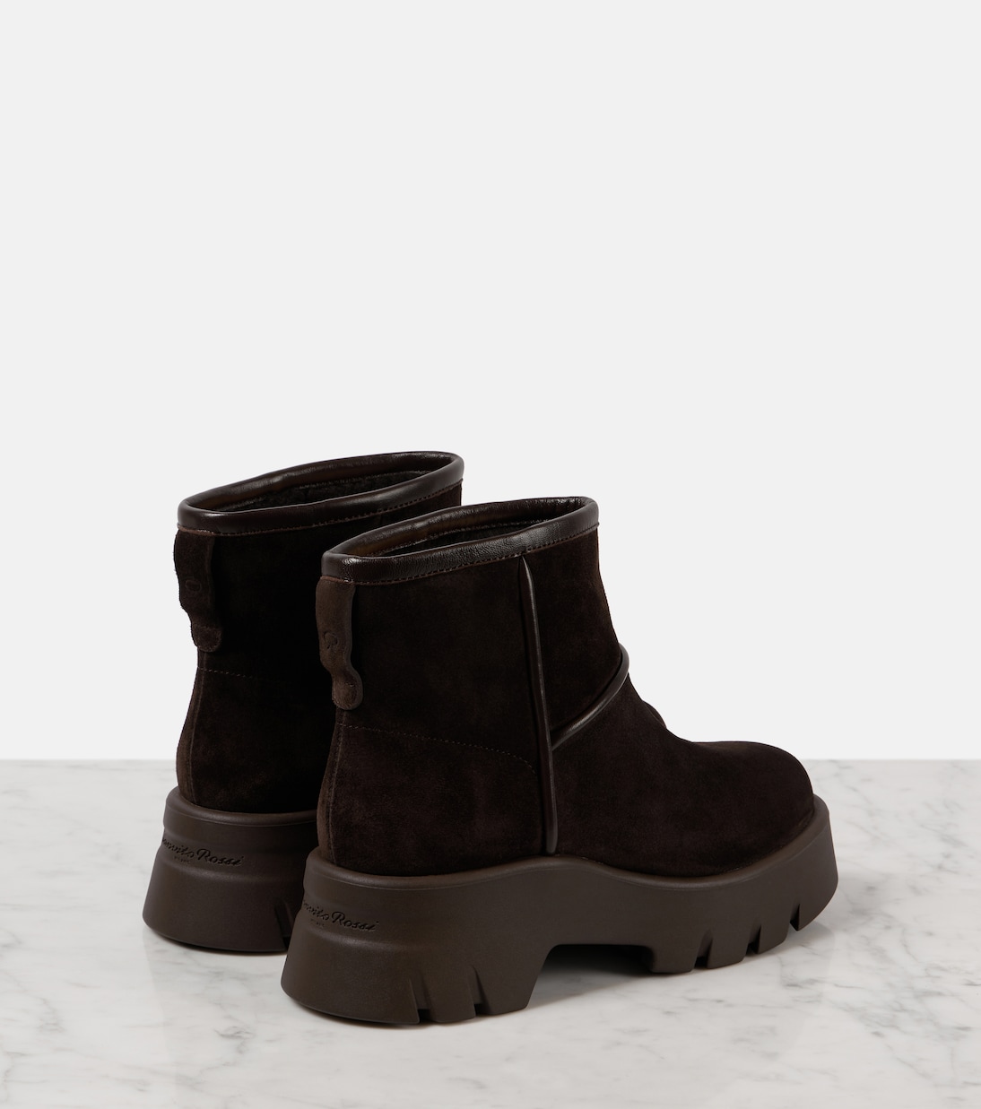 Ankle Boots Stormy aus Veloursleder | Gianvito Rossi