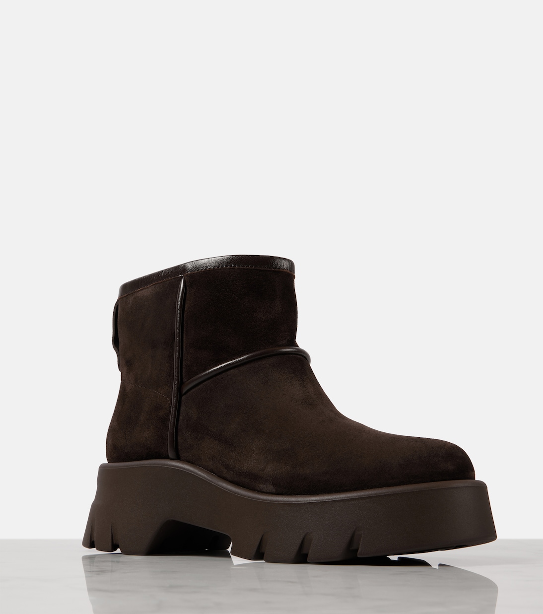 Ankle Boots Stormy aus Veloursleder | Gianvito Rossi