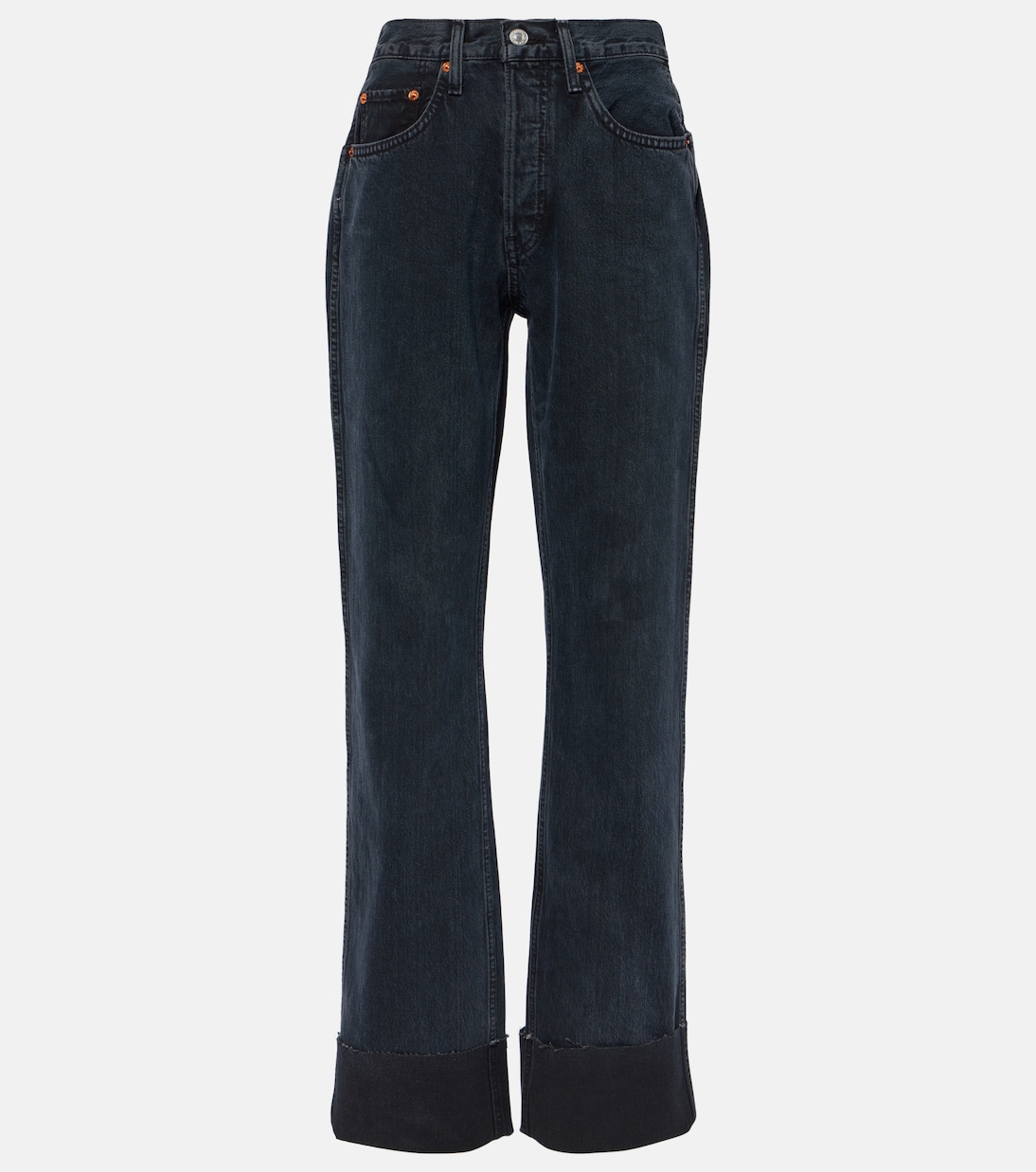 High-rise straight jeans | Re/Done