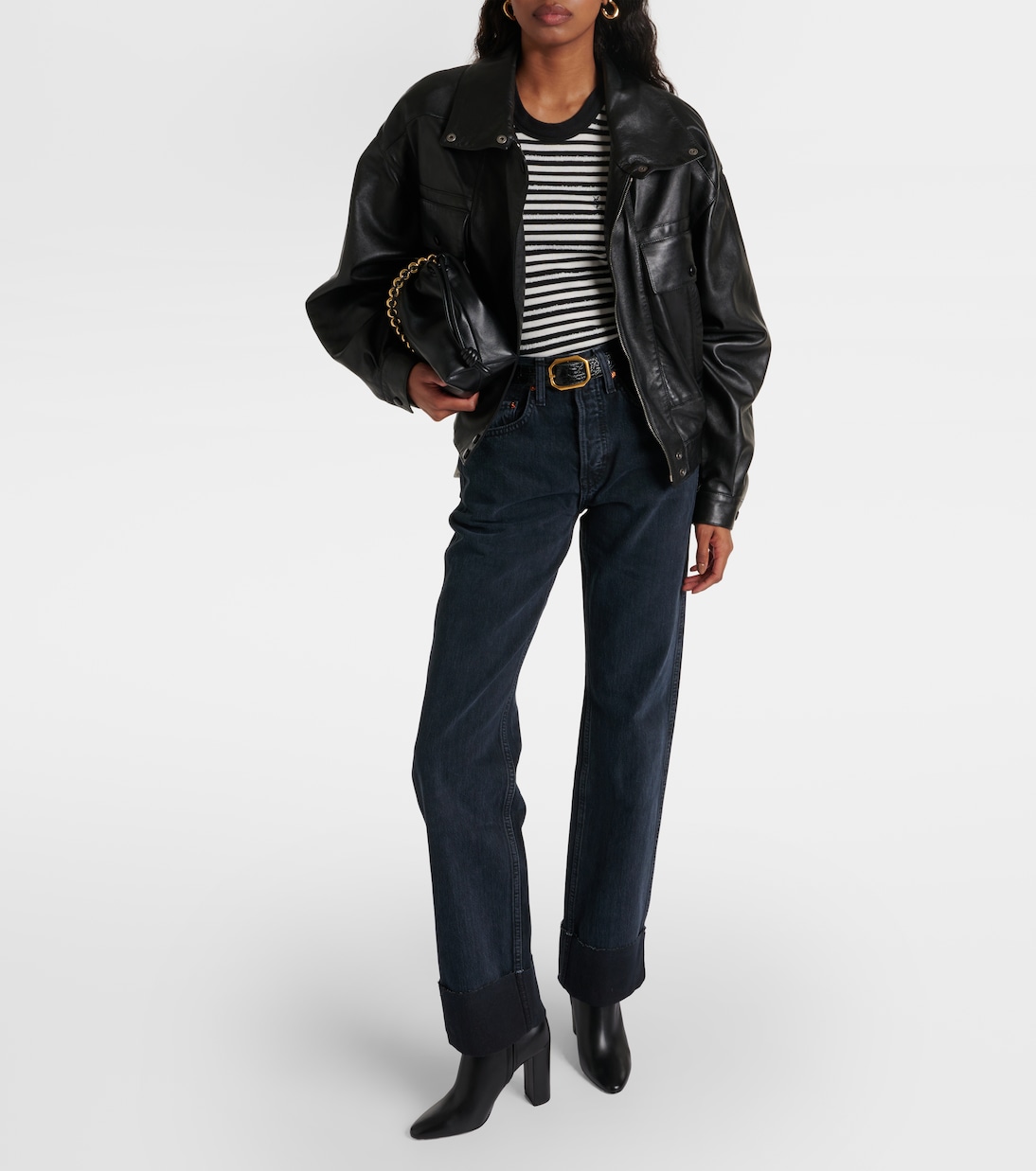 High-rise straight jeans | Re/Done