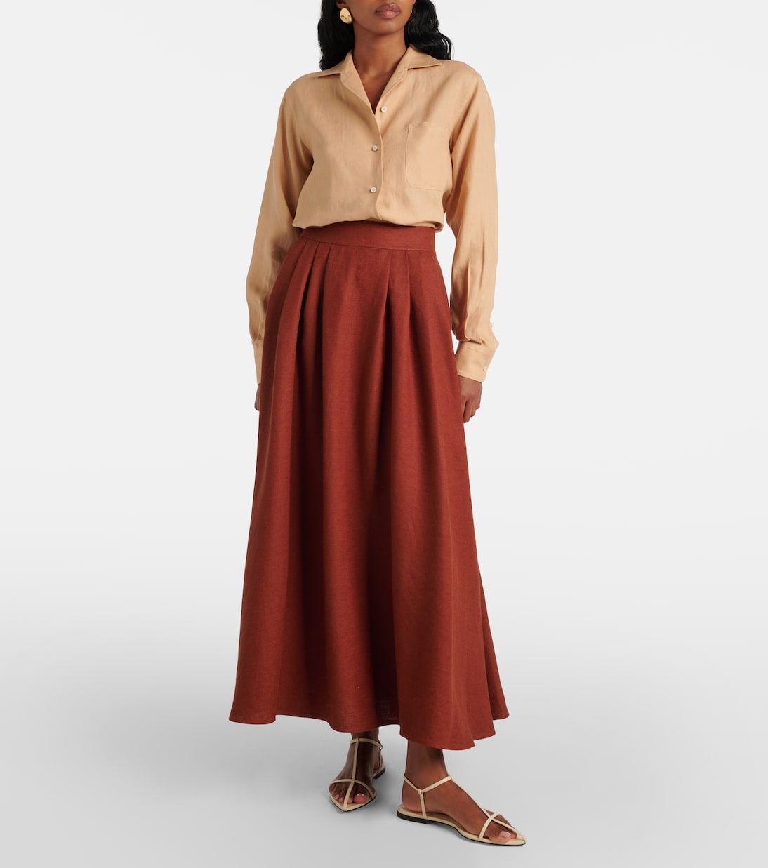 Camicia Neo André in lino | Loro Piana