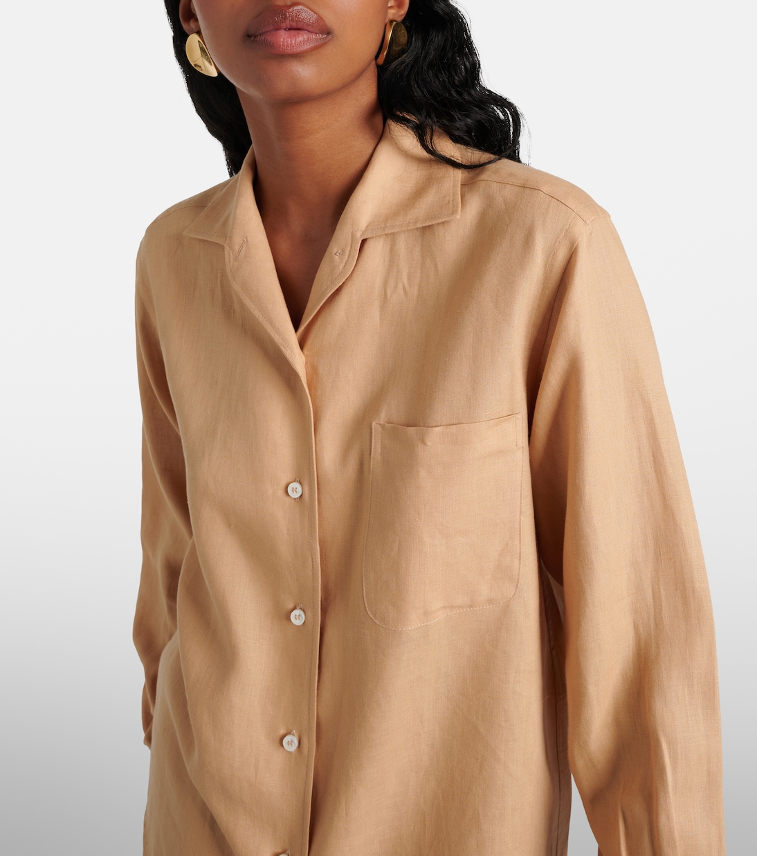 Camicia Neo André in lino | Loro Piana