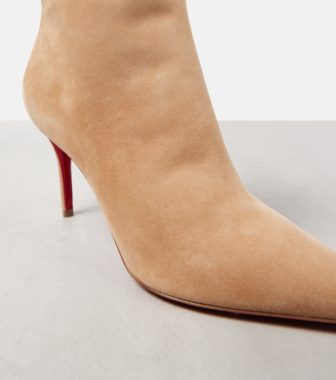 So Apostropha 80 suede ankle boots | Christian Louboutin
