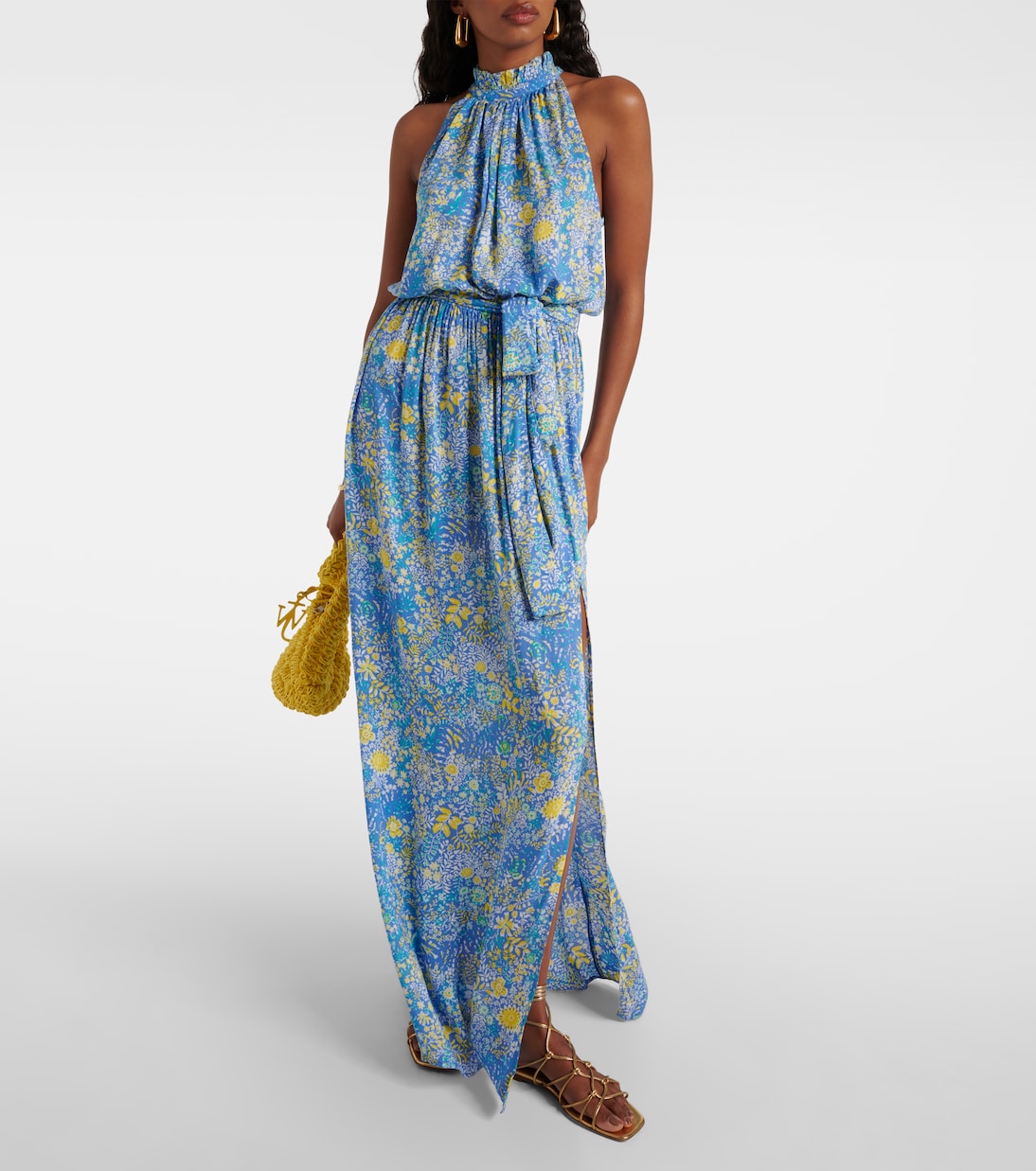 Bedrucktes Maxikleid BIanca | Poupette St Barth