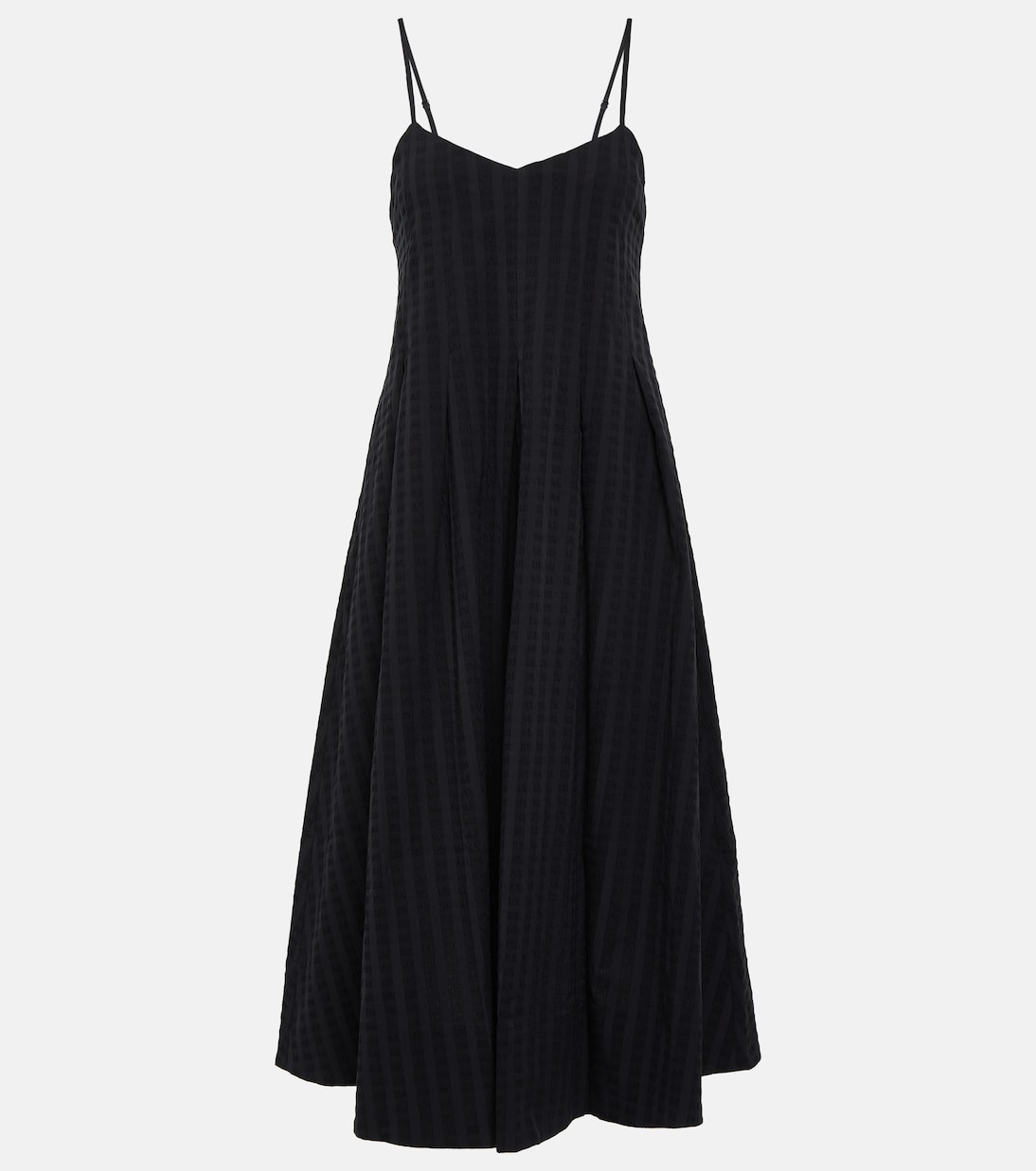 Vestido midi Kate de algodón | Asceno