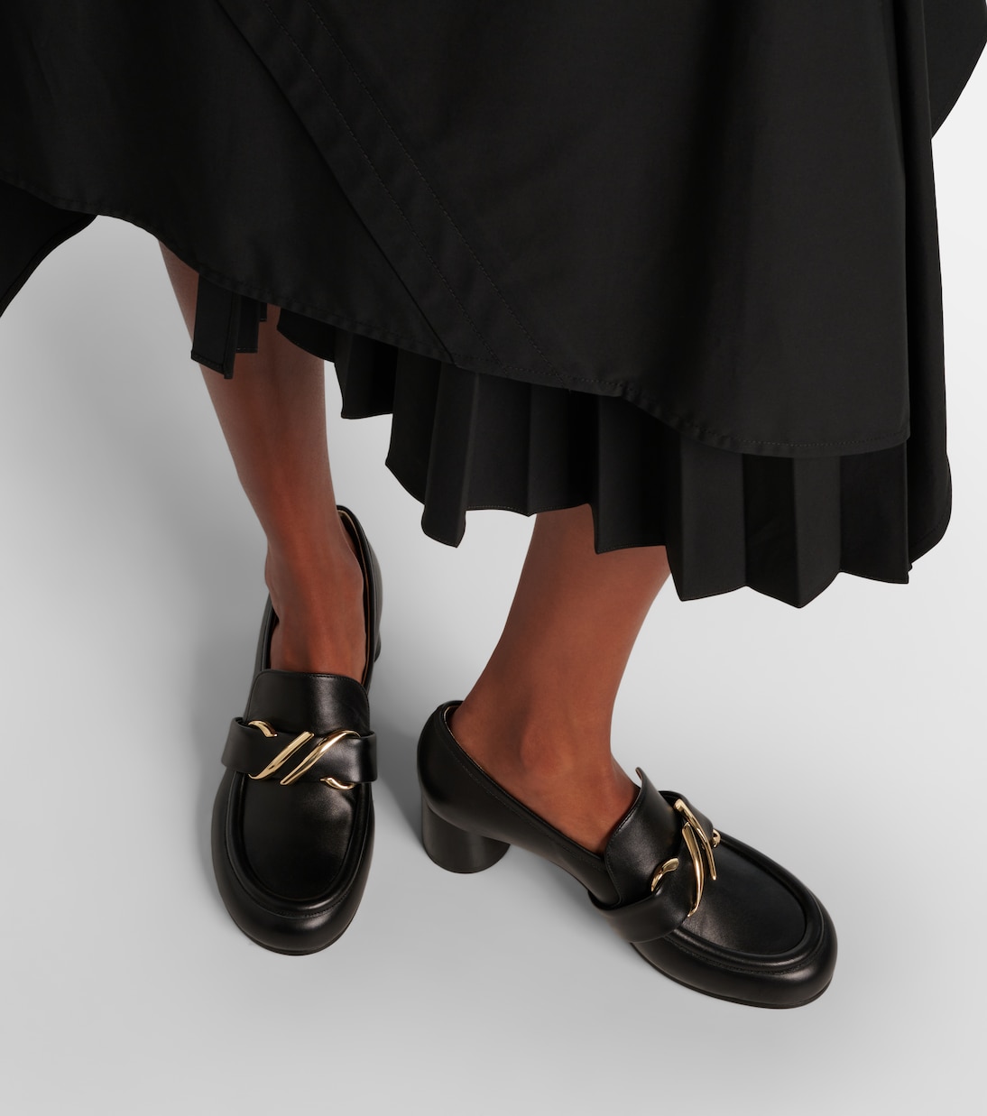 Monogram leather loafer pumps | Proenza Schouler