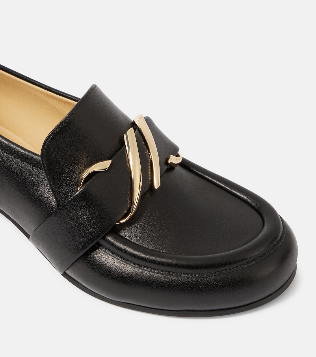 Monogram leather loafer pumps | Proenza Schouler
