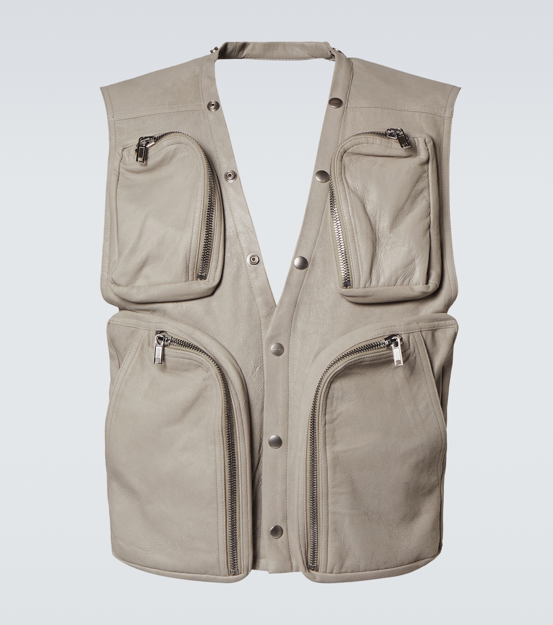 Cargo-Weste aus Leder | Rick Owens