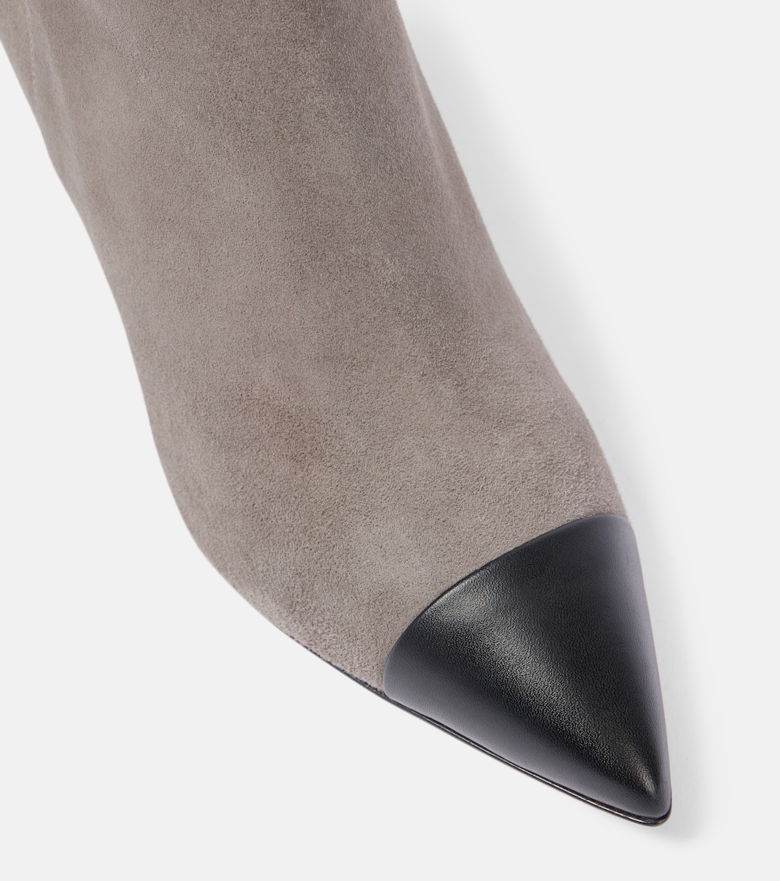 Bottines Milanese 75 en daim et cuir | Aquazzura