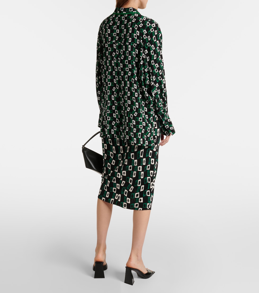 Camisa Alona de crepé estampada | Diane von Furstenberg