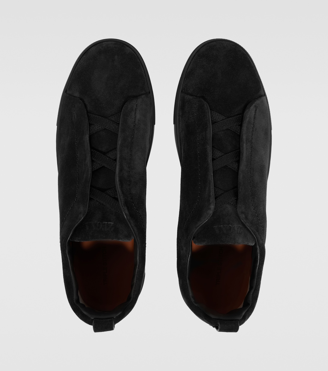 Triple Stitch suede sneakers | Zegna
