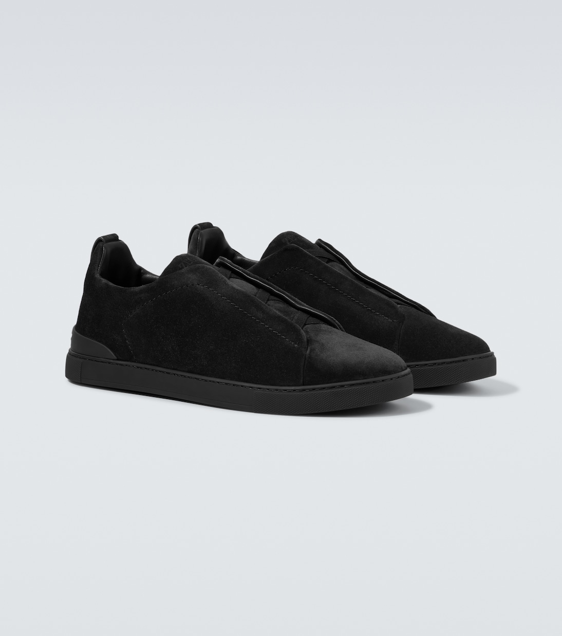 Triple Stitch suede sneakers | Zegna