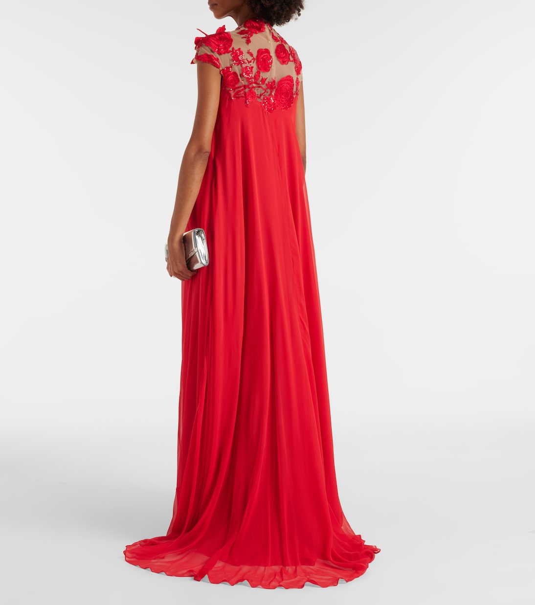 Trapeze embroidered gown | Monique Lhuillier