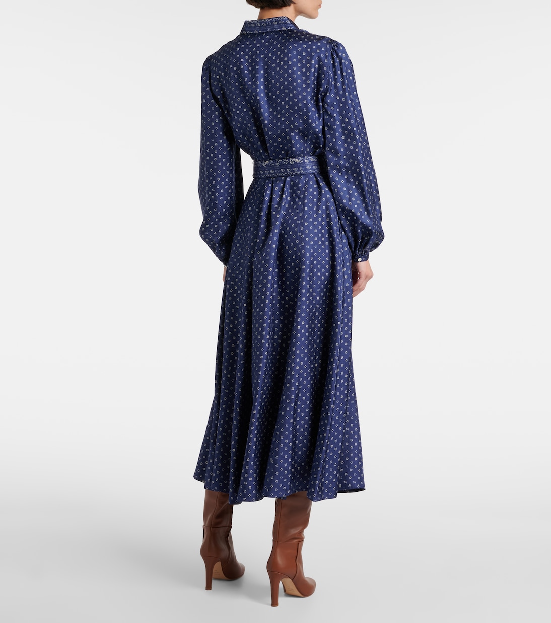Abito midi in seta con stampa paisley | Polo Ralph Lauren