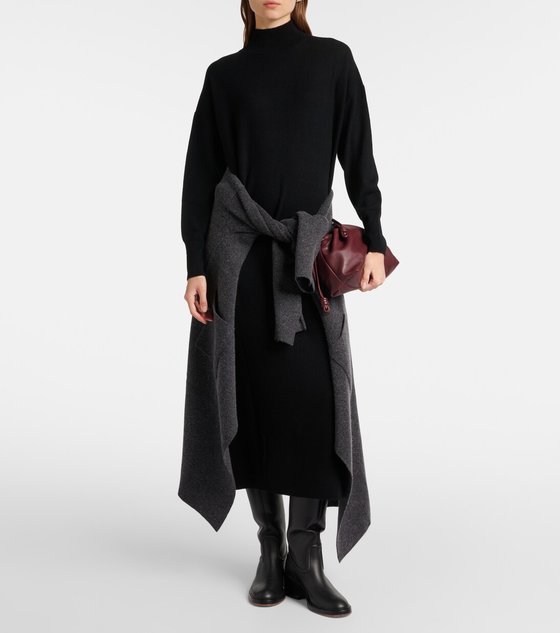 Robe pull en laine et cachemire | Jardin des Orangers