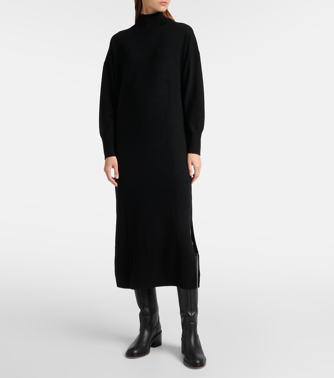 Robe pull en laine et cachemire | Jardin des Orangers