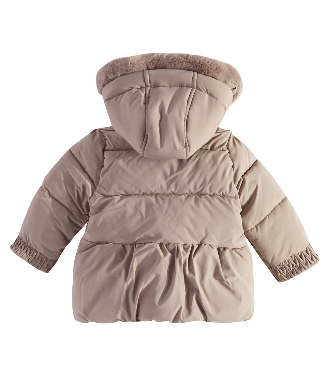 Baby faux fur-trimmed jacket | Tartine et Chocolat
