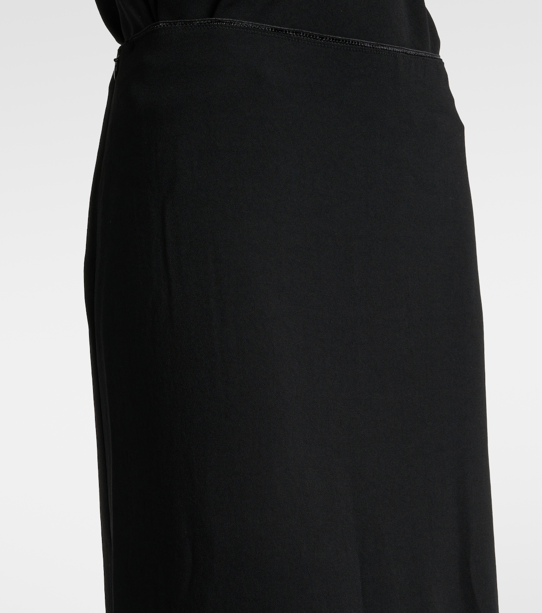 Lace-trimmed midi skirt | Vince