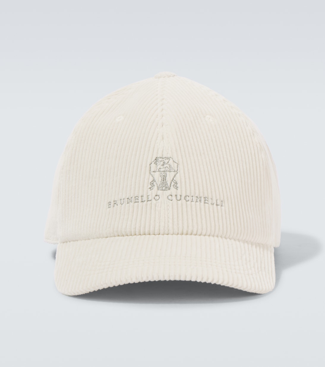 Gorra de pana con logo | Brunello Cucinelli