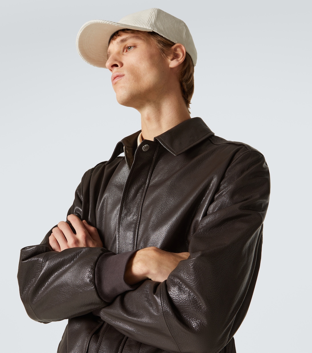 Gorra de pana con logo | Brunello Cucinelli