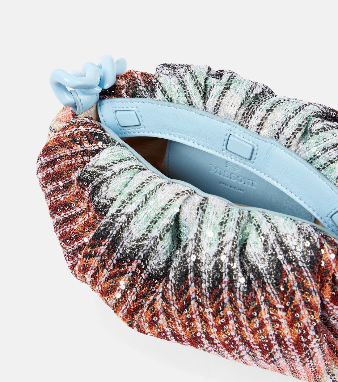 Zig Zag sequined clutch | Missoni