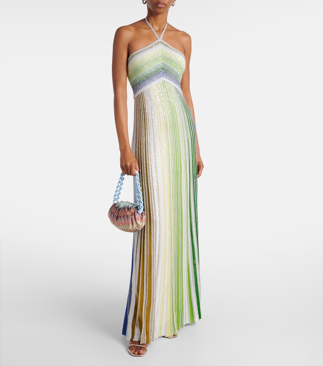 Zig Zag sequined clutch | Missoni