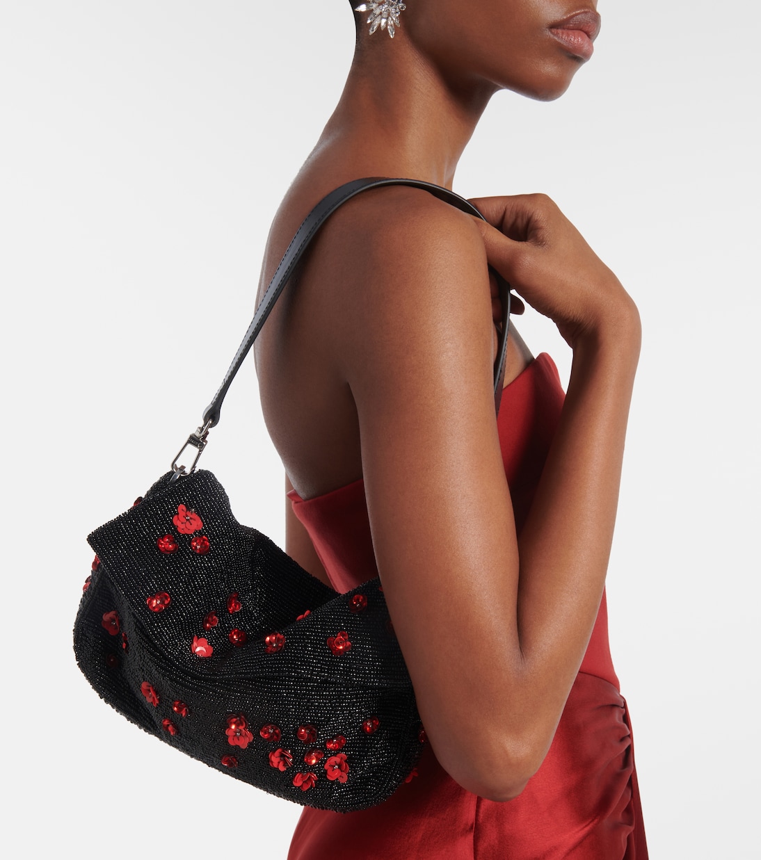 Borsa a spalla Timmy con perline | Staud