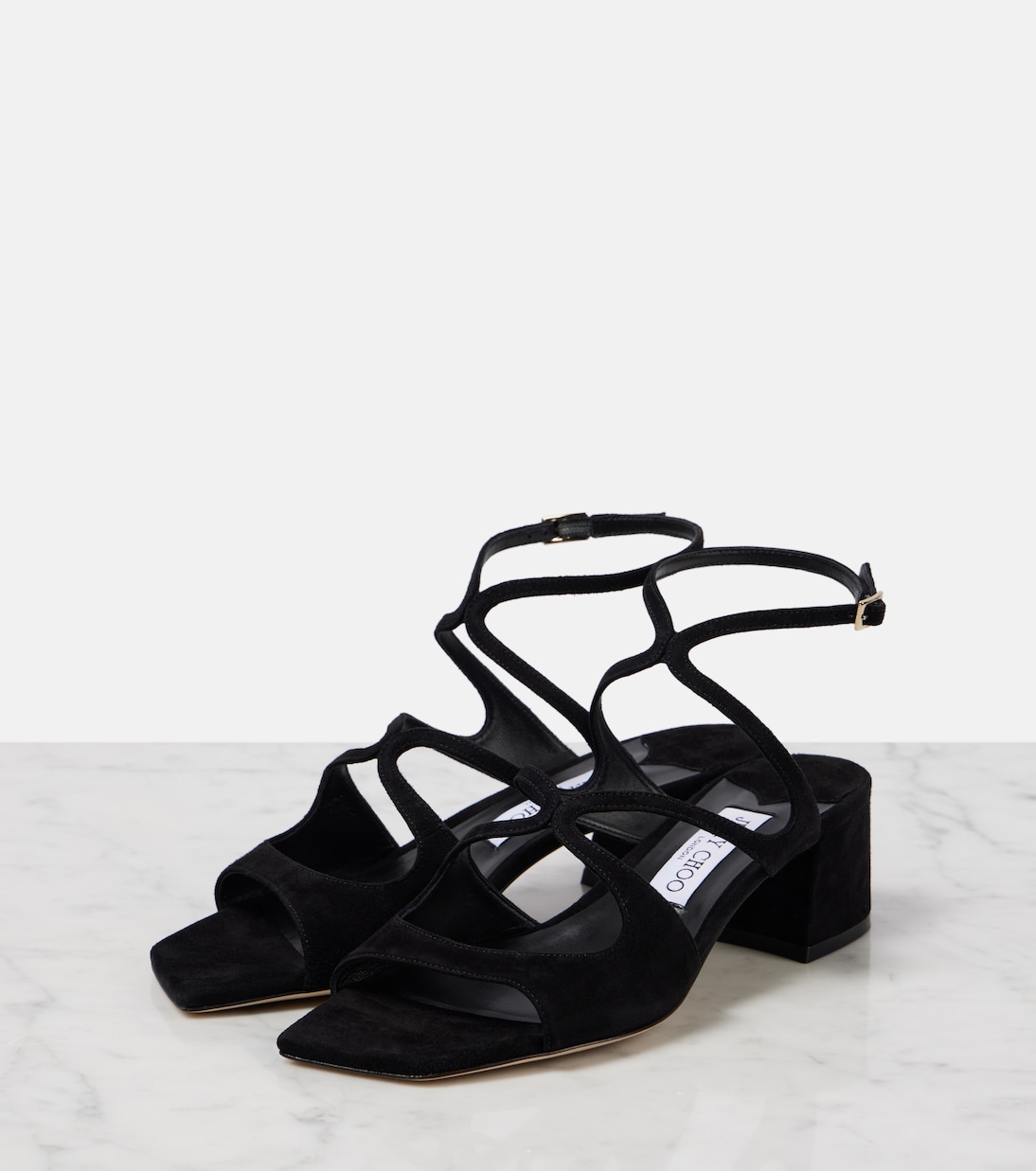 Scarpe sandali JIMMY CHOO Azilia 45 in suede per un look giovane e trendy