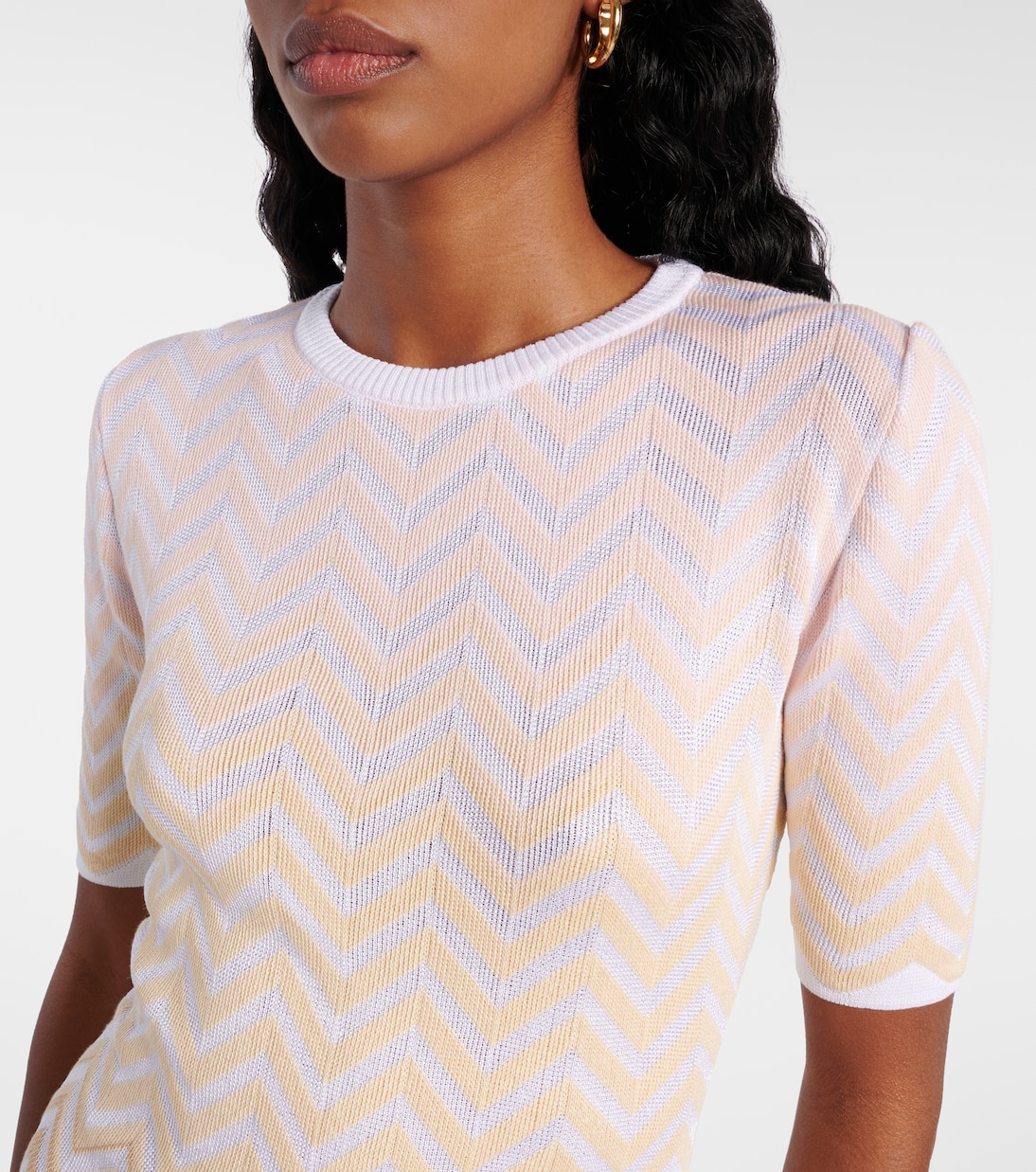 Midikleid aus einem Baumwollgemisch | Missoni