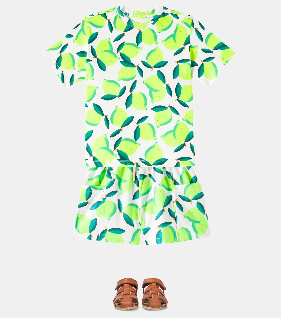 Printed cotton shorts  | Fábula