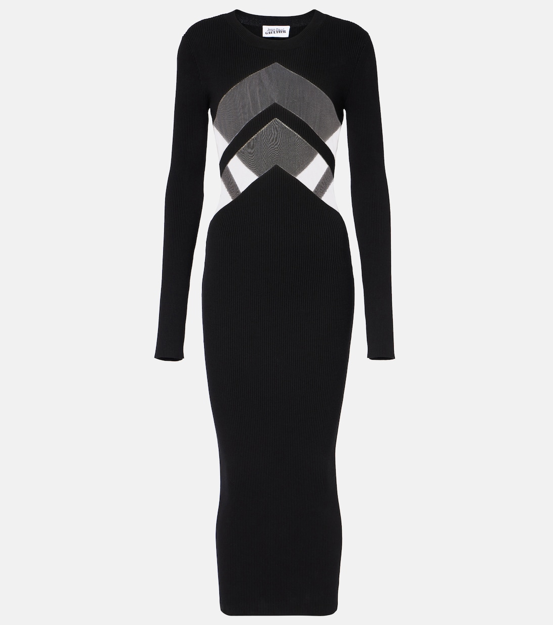 Abito midi in jersey con pannelli | Jean Paul Gaultier