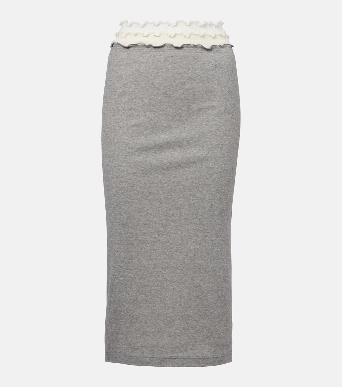 Falda midi de jersey a capas | Jil Sander