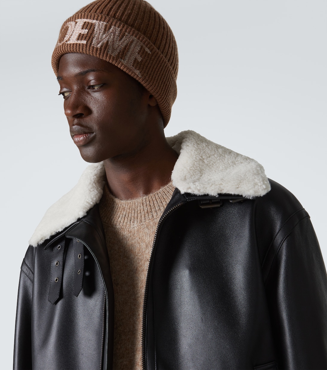 Berretto in misto lana con logo | Loewe