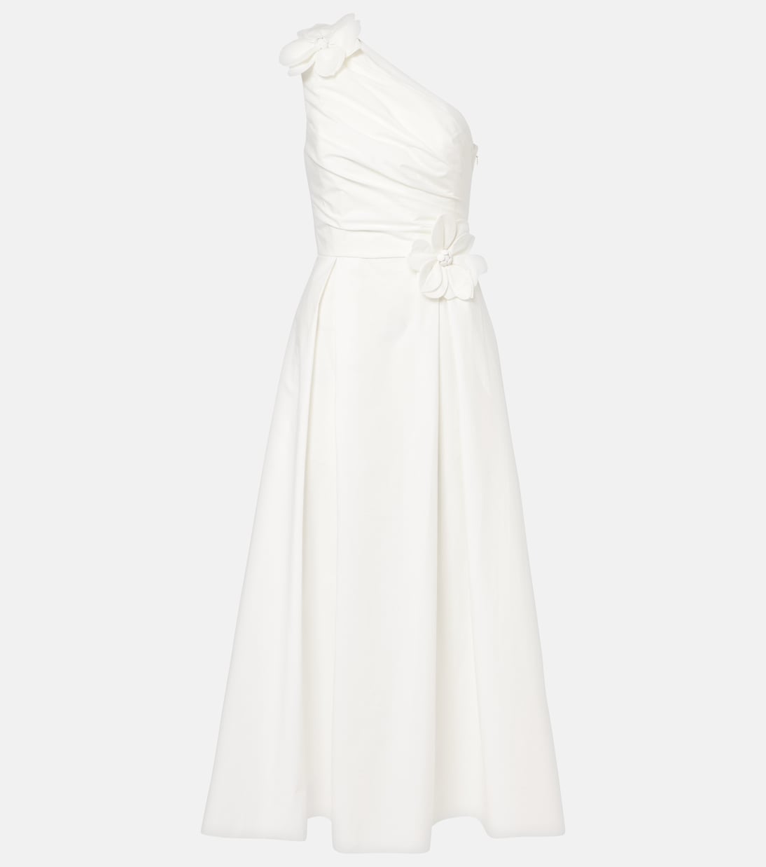 Abito midi in popeline di cotone | Elie Saab