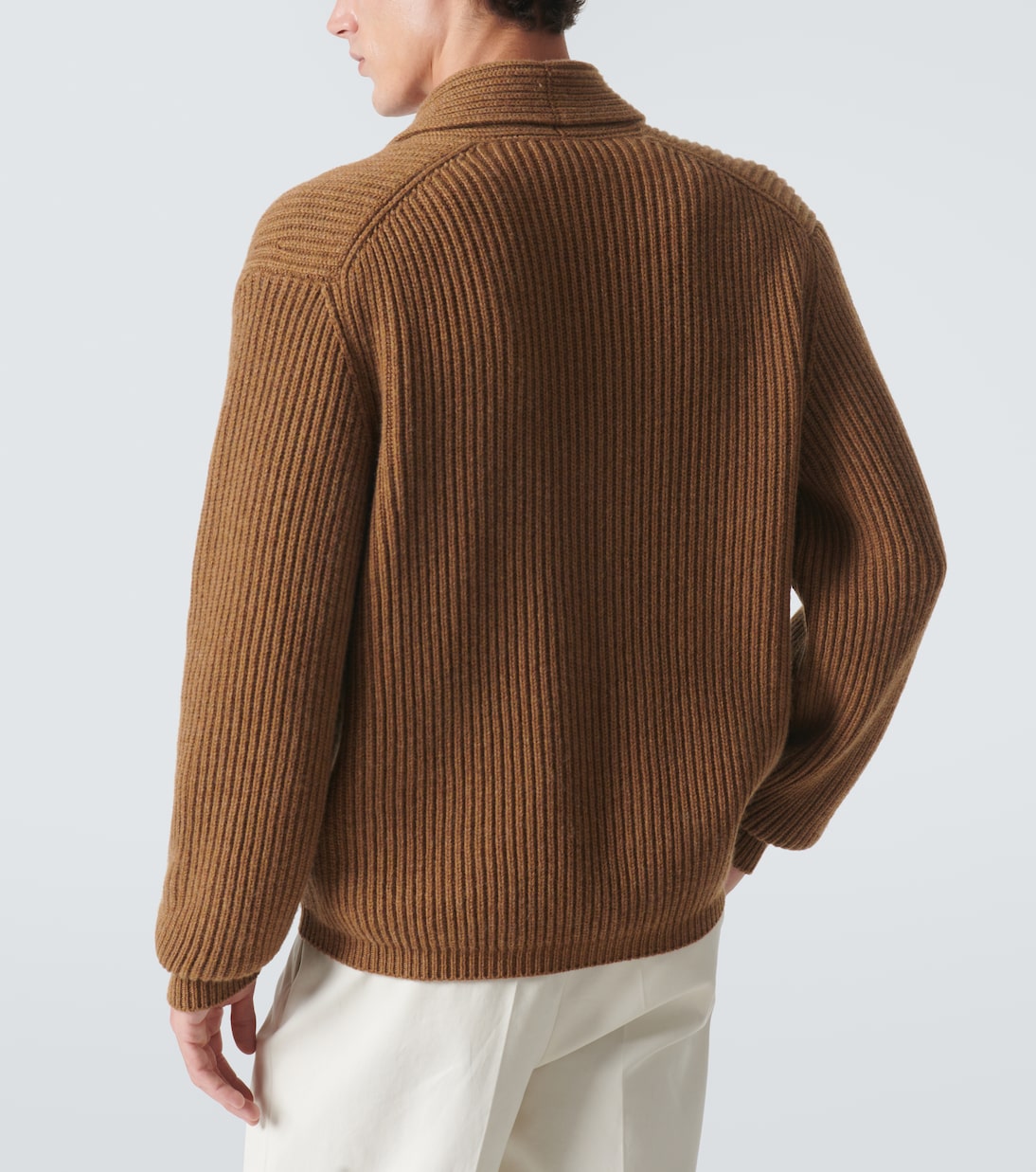 Cardigan Fobello in cashmere a coste | Loro Piana