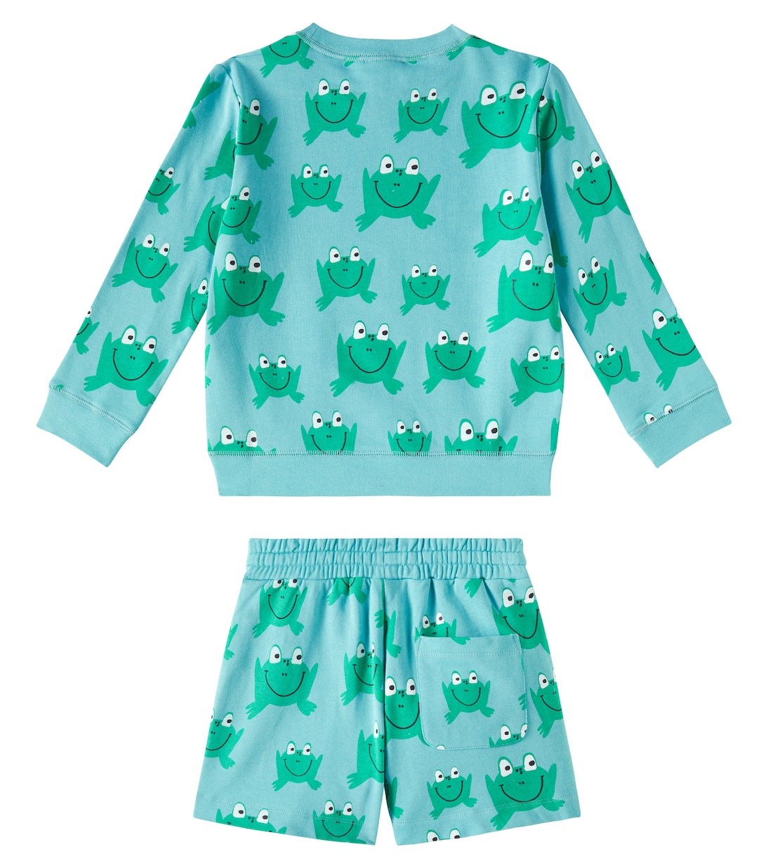 Set aus Pullover und Shorts aus Baumwolle | Stella McCartney Kids