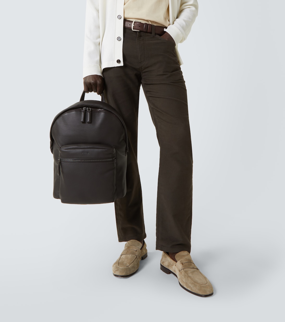 Sac à dos Secondskin Hoodie en cuir | Zegna