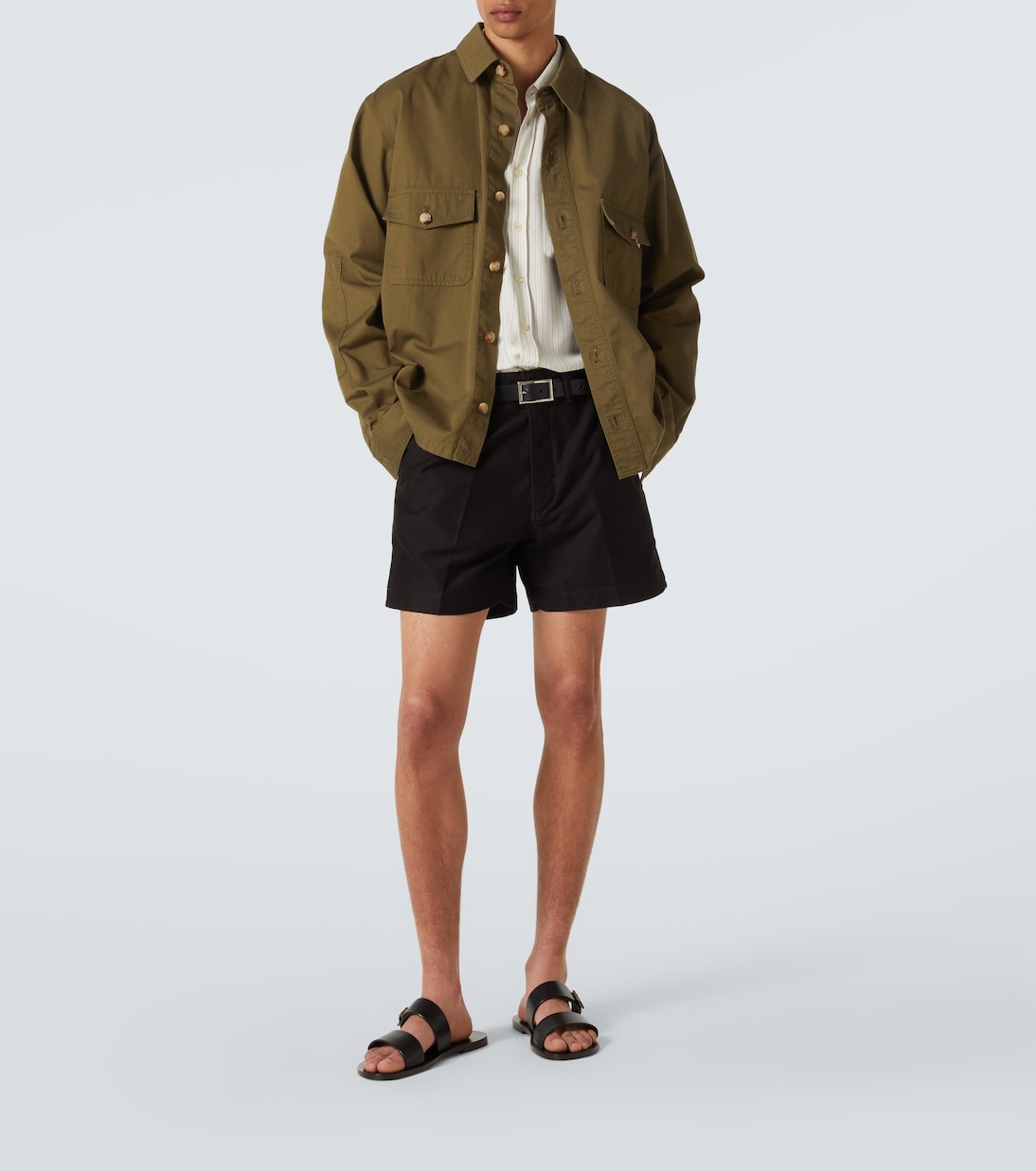 Ios leather sandals | Saint Laurent