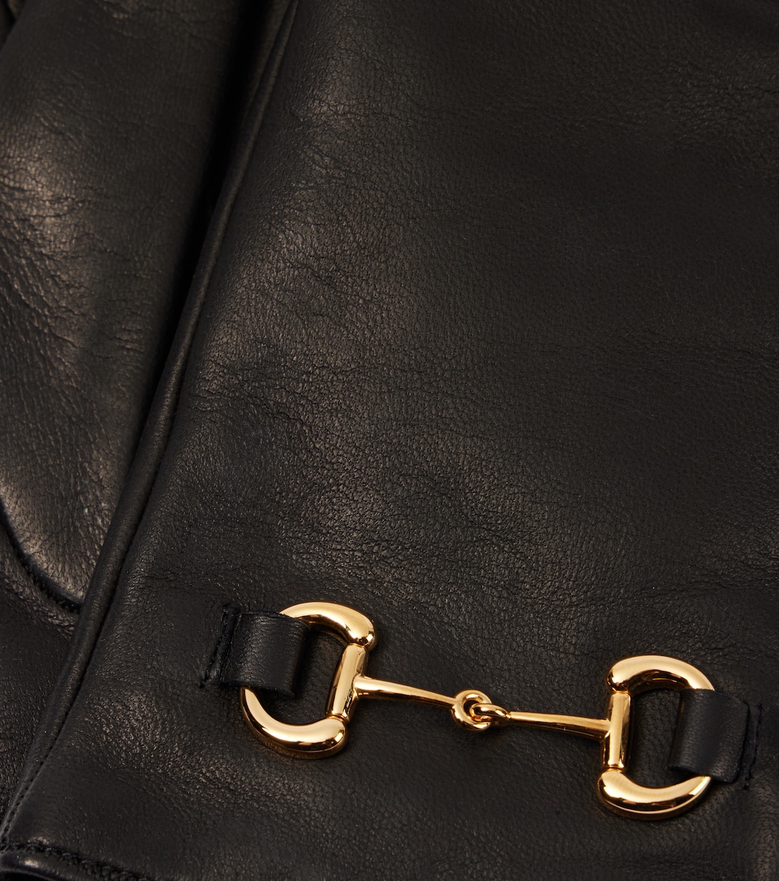 GUCCI Guanti in pelle con dettaglio Horsebit per uno stile giovane e raffinato