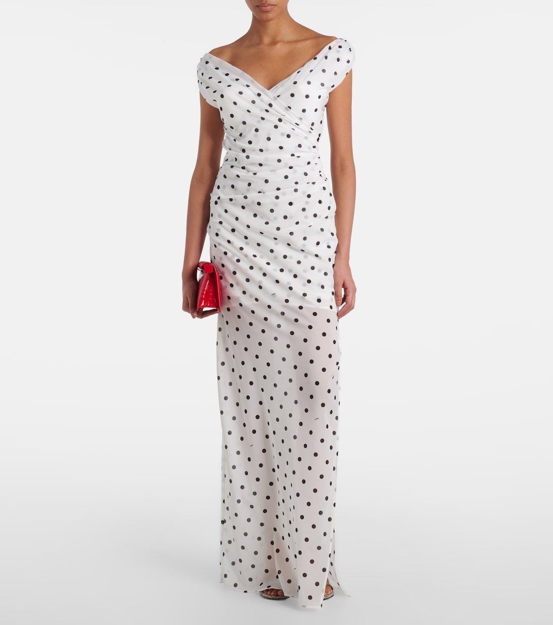 Robe longue Rita à pois | Jacquemus