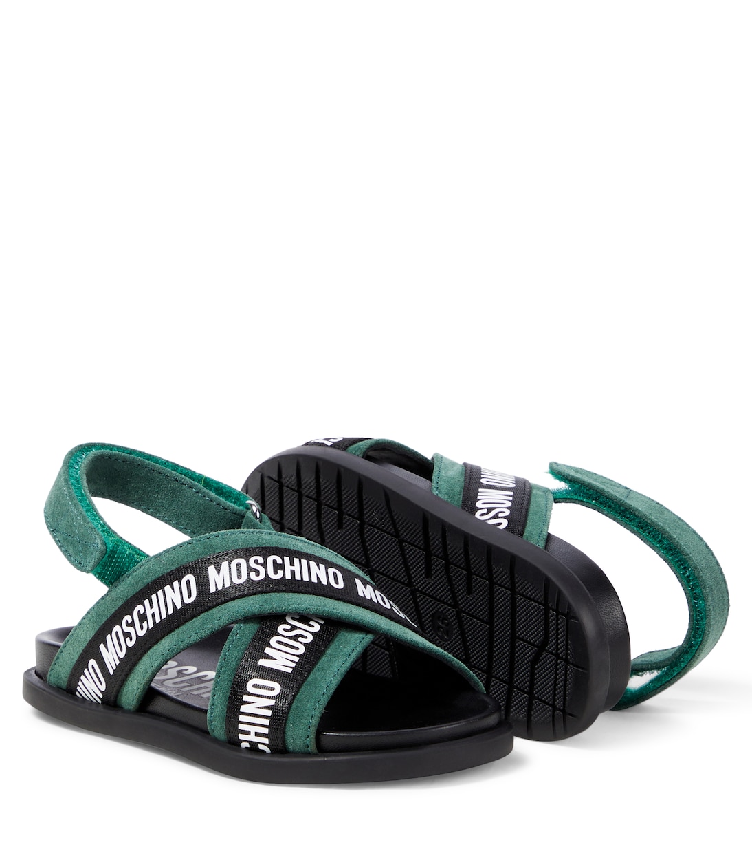 Sandalen aus Leder | Moschino Kids