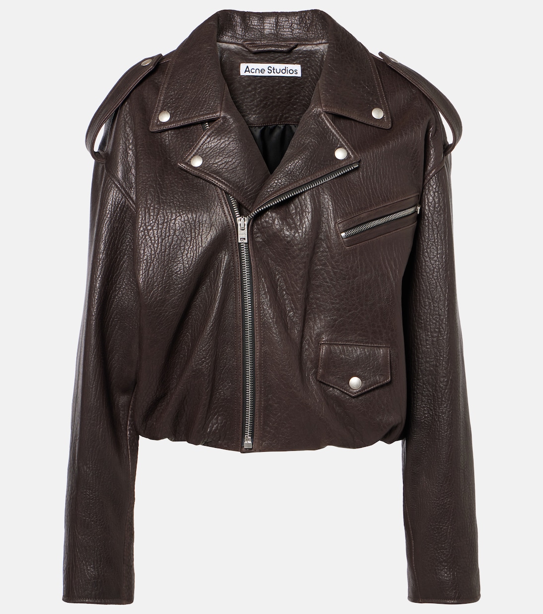 Giacca stile biker in pelle | Acne Studios